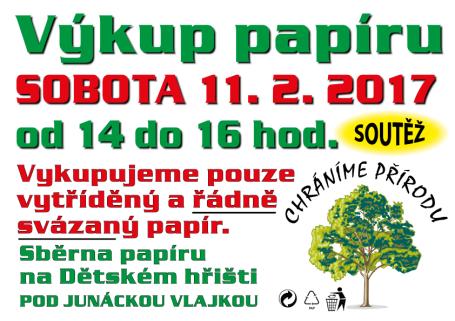 sběr papíru
