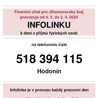 Infolinka - Finanční úřad pro JMK 1