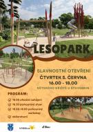 Slavnostní otevření dětského hřiště LESOPARK 1