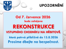 Rekonstrukce hlavního chodníku na hřbitově 1